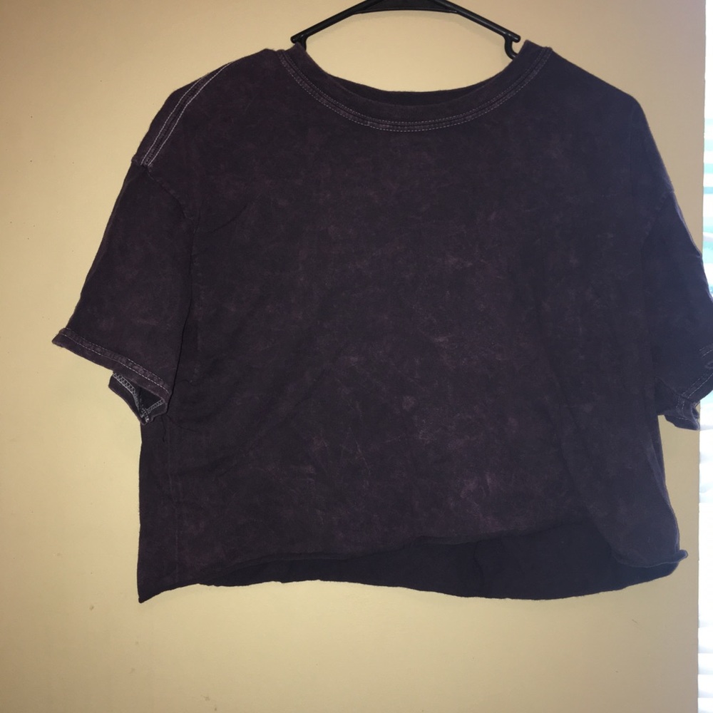 Plain Dark Purple washed out shirt